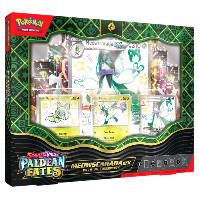 Pokemon Paldean Fates Premium Collection Box - Meowscarada ex