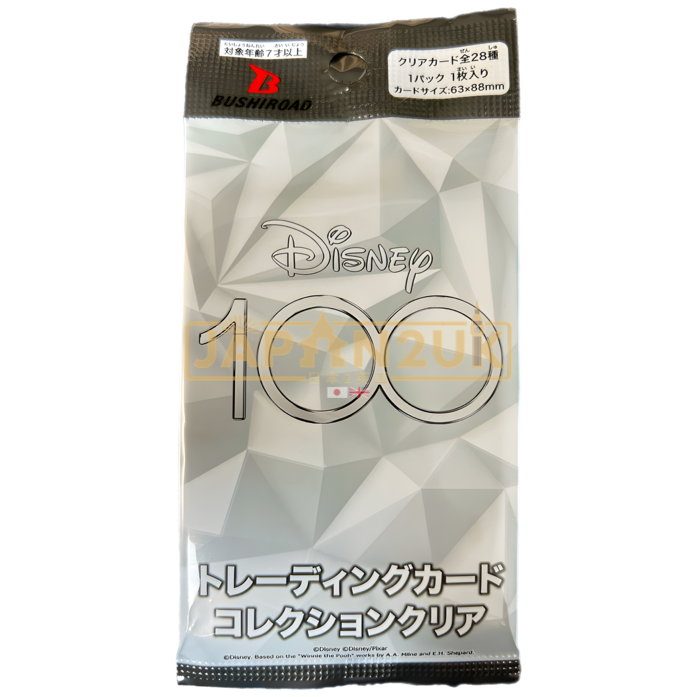 Bushiroad Trading Card Collection Clear Disney 100 Japanese Booster Pack