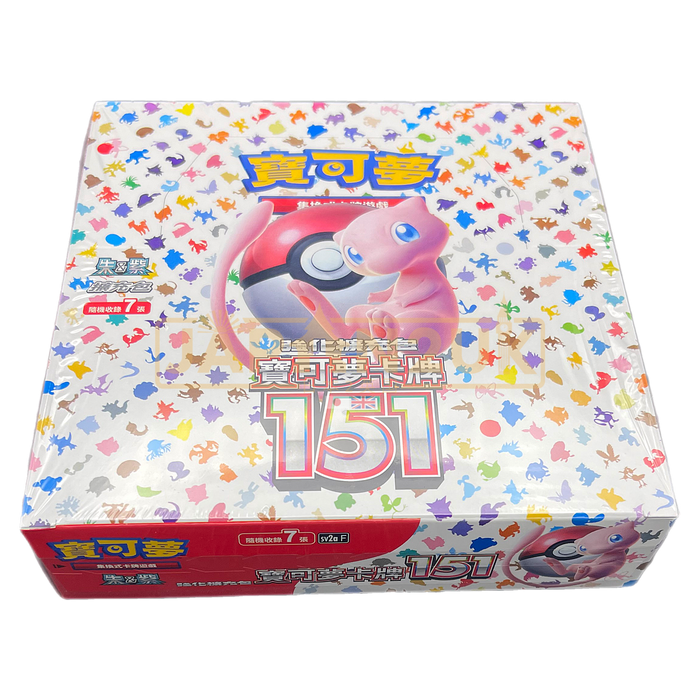 Pokemon 151 sv2aF Traditional Chinese Booster Box