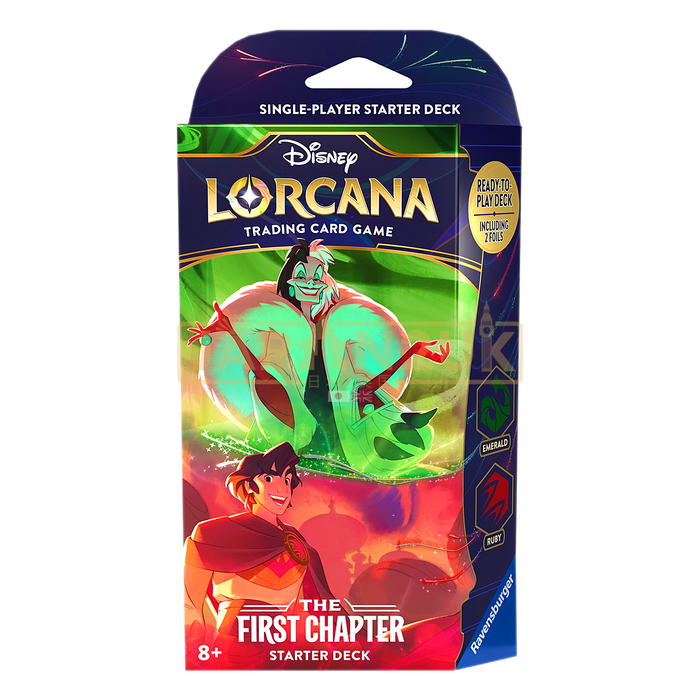 Disney Lorcana The First Chapter Emerald & Ruby Starter Deck