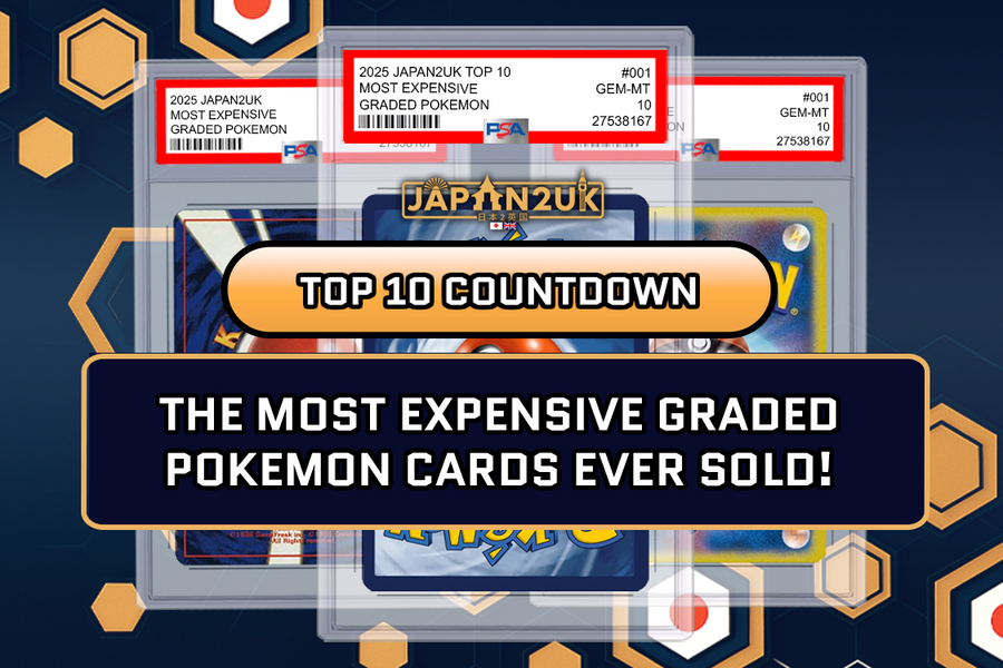 Top 10 Most Expensive Graded Pokemon Cards EVER!! Japan2UK Top 10 Most Expensive Graded Pokemon Cards EVER!! Japan2UK