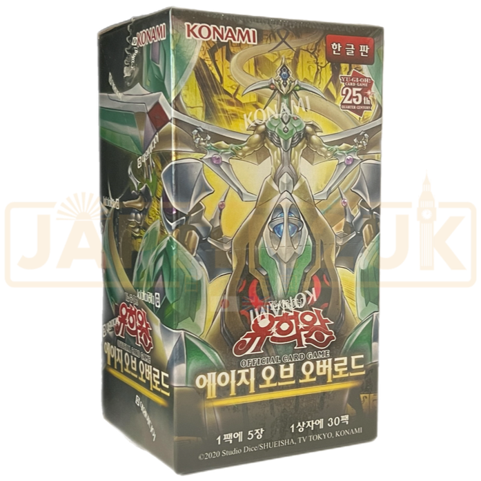 Yu-Gi-Oh! Age of Overlord AGOV-KR Korean Booster Box Yu-Gi-Oh! Age of Overlord AGOV-KR Korean Booster Box