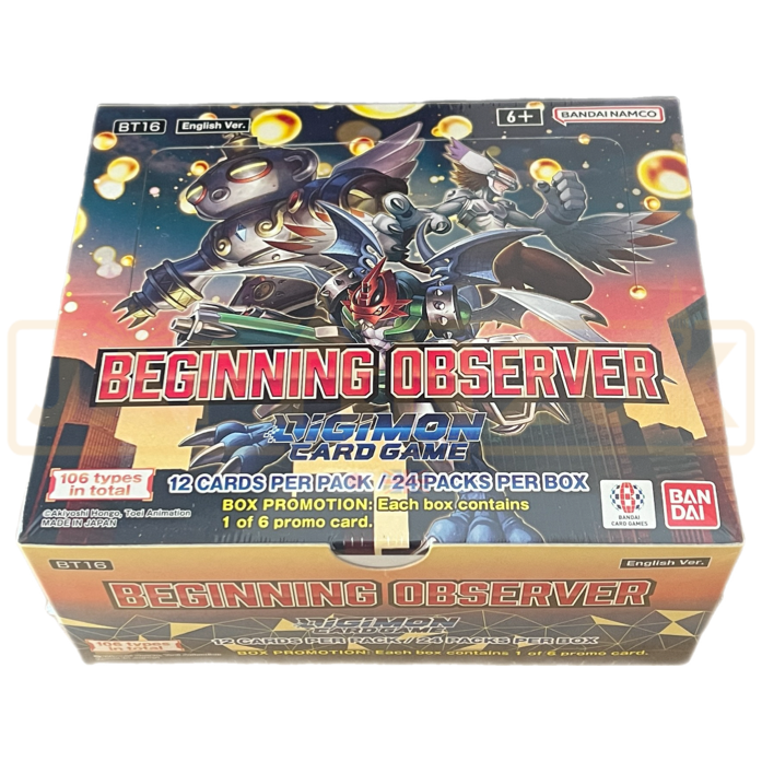 digimon bt16 booster box Digimon Beginning Observer BT16 English Booster Box — Japan2UK