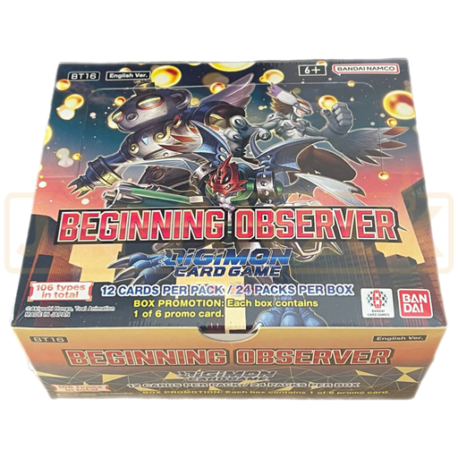 Digimon Beginning Observer BT16 English Booster Box Japan2UK Digimon Beginning Observer BT16 English Booster Box Japan2UK