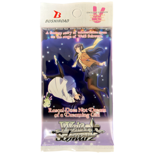 Weiss Schwarz Rascal Does Not Dream of A Dreaming Girl English Booster Pack