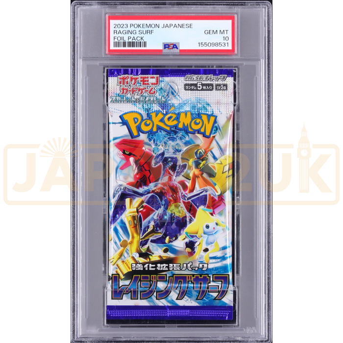 Pokemon Raging Surf sv3a Japanese Graded Booster Pack PSA 10 #155098531