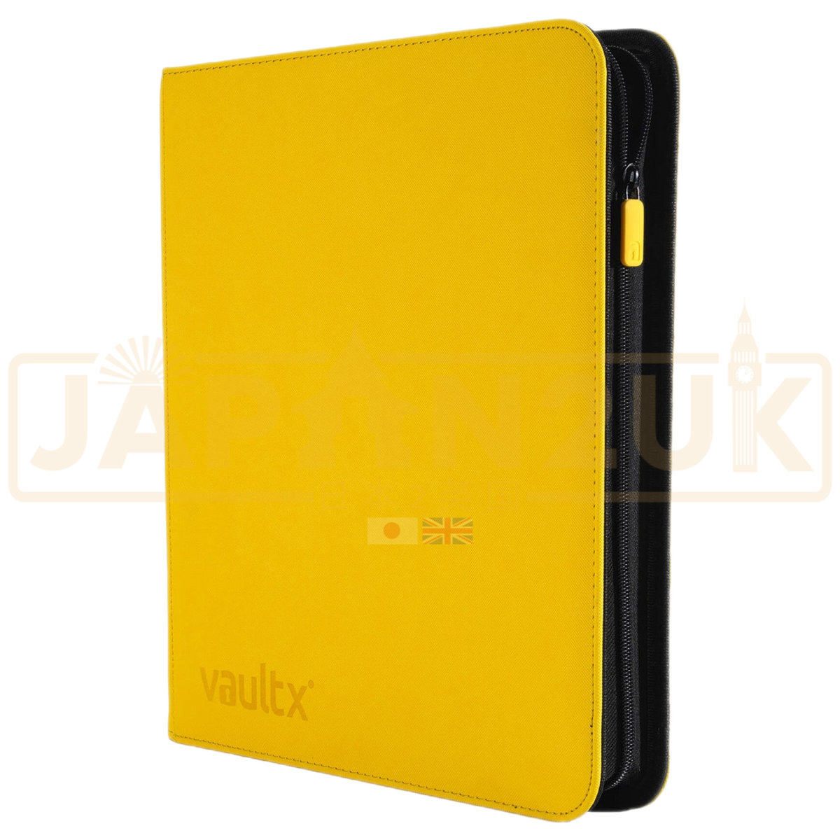 PB Textile＆card Vault X - 12-Pocket Exo-Tec® - Zip Binder - Sunrise Yellow — Japan2UK