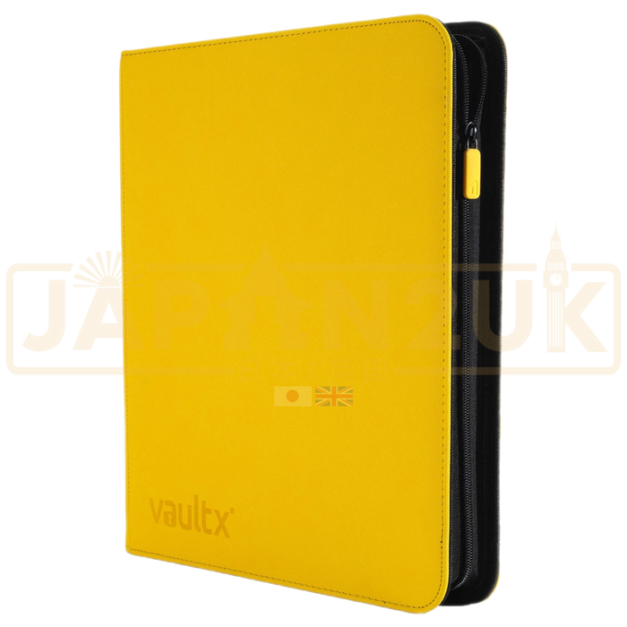 Vault X - 12-Pocket Exo-Tec - Zip Binder - Sunrise Yellow Japan2UK Vault X - 12-Pocket Exo-Tec - Zip Binder - Sunrise Yellow Japan2UK