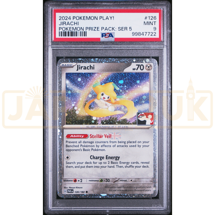 Pokemon Jirachi Pokemon PLAY! Prize Pack Series 5 126/182 PSA 9 English Graded Card #99847722