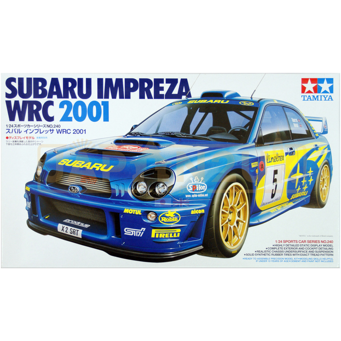 Tamiya - Subaru Impreza WRC 2001 1/24 - Model Kit