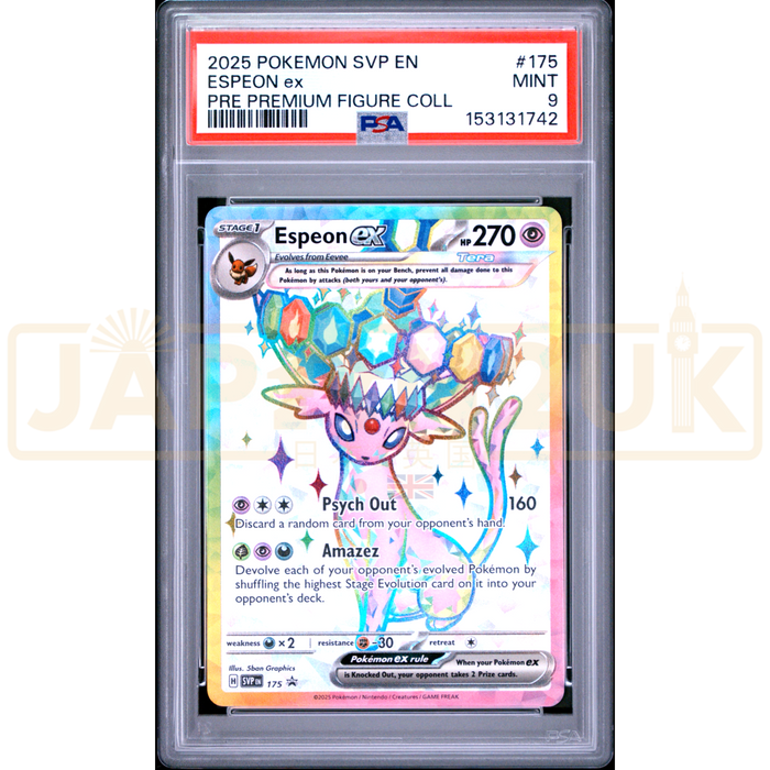 Pokemon Espeon ex Holo Promo SVP EN 175 English Graded Card PSA 9 #153131742