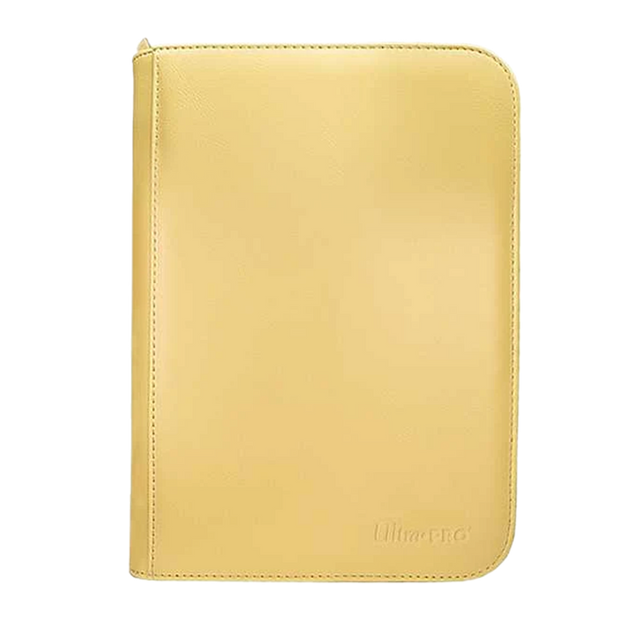 Ultra Pro - 4-Pocket Zippered Pro Binder - Yellow