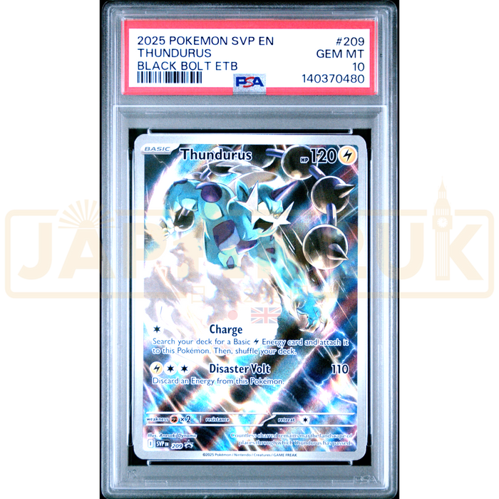 Pokemon Thundurus Holo Promo SVP EN 209 English Graded Card PSA 10 #140370480