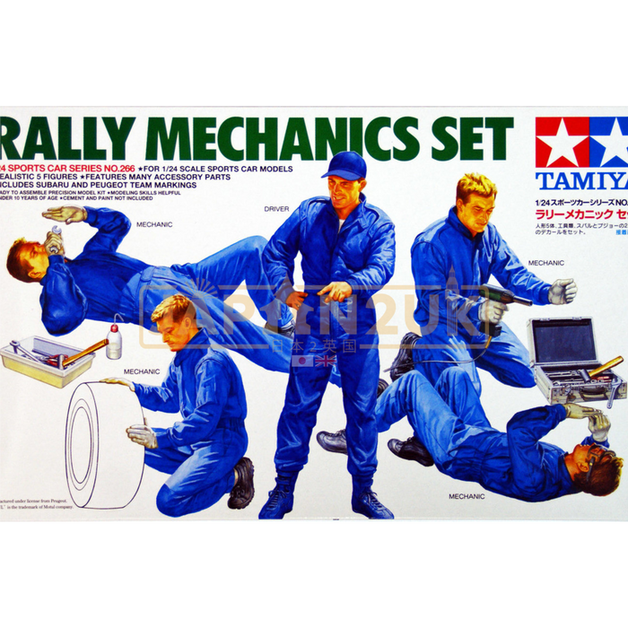 Tamiya - Rally Mechanics Set 1/24 - Model Kit