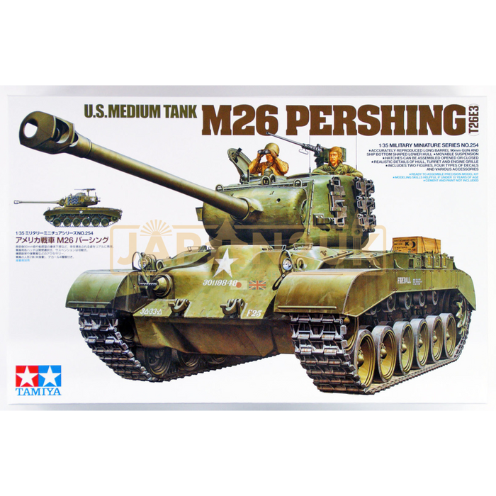 Tamiya Military - US Medium Tank M26 Pershing - 1/35 - Model Kit