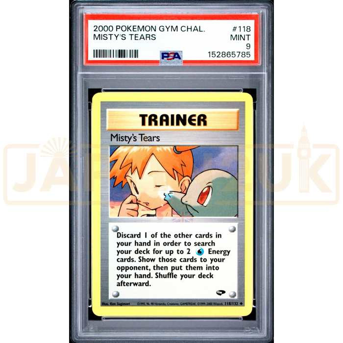Pokemon Misty's Tears Gym Challenge 118/132 English Graded Card PSA 9 #152865785