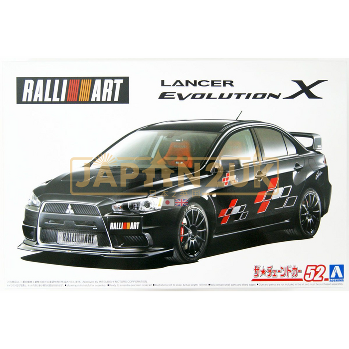 Aoshima - Mitsubishi RALLIART Lancer Evolution X 2007  - Model Kit