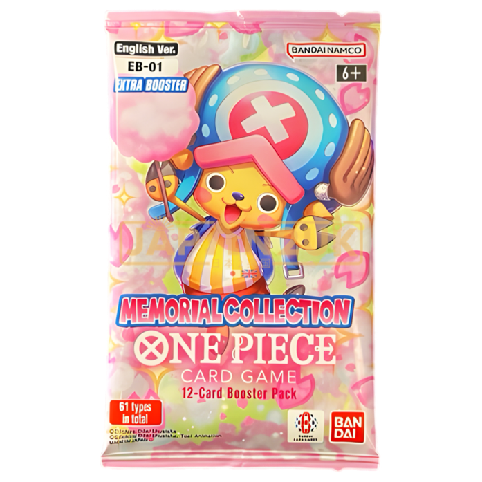 One Piece Extra Booster Memorial Collection EB-01 English Booster Pack Japan2UK One Piece Extra Booster Memorial Collection EB-01 English Booster Pack Japan2UK