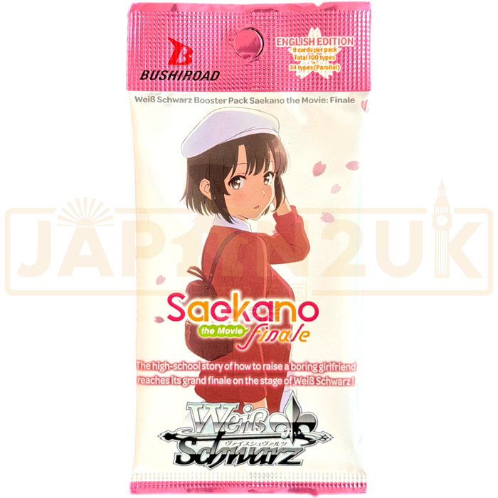Weiss Schwarz Saekano The Movie Finale English Booster Pack