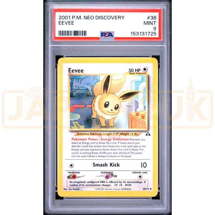 Pokemon Eevee Neo Discovery 38/75 English Graded Card PSA 9 #153131725