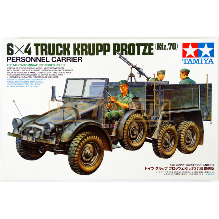 Tamiya Military - German 6x4 Truck Krupp Protze (Kfz.70) - 1/35 - Model Kit