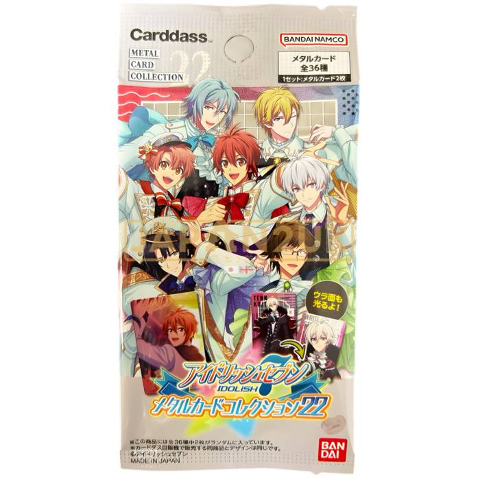 Carddass IDOLiSH7 Metal Card Collection 22 Japanese Booster Pack