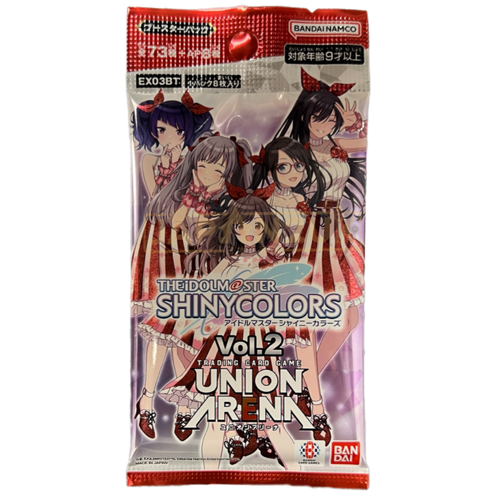 Union Arena The Idolmaster Shiny Colors Vol.2 EX03BT Japanese Booster Pack