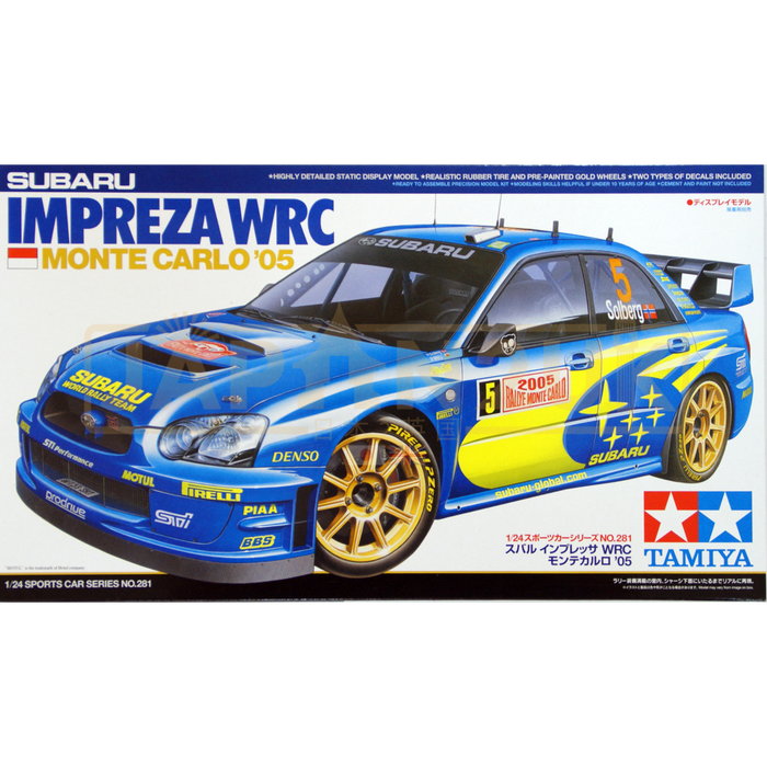 Tamiya - Subaru Impreza WRC Monte Carlo '05 - 1/24 - Model Kit