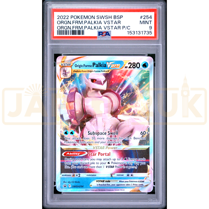 Pokemon Origin Forme Palkia VSTAR Holo Promo SWSH254 English Graded Card PSA 9 #153131735