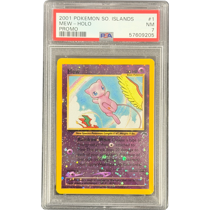 Pokemon Mew Holo Southern Islands 1/18 Promo English Graded Card PSA 7 #57609205