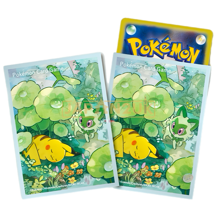 Pokemon Center Japan - Pikachu and Sprigatito Card Sleeves Pack