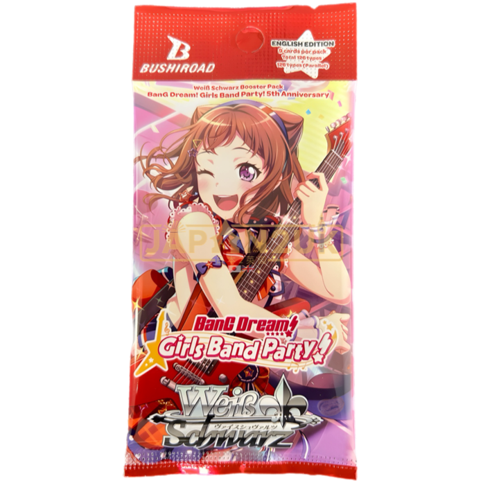 Weiss Schwarz BanG Dream! Girls Band Party! 5th Anniversary English Booster Pack
