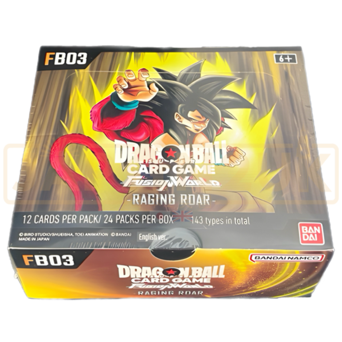 Dragon Ball Super Fusion World Raging Roar FB03 English Booster Box Dragon Ball Super Fusion World Raging Roar FB03 English Booster Box