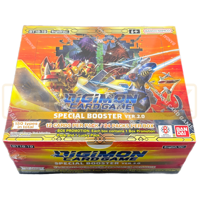 Digimon Special Ver.2.0 BT18-19 English Booster Box Digimon Special Ver.2.0 BT18-19 English Booster Box