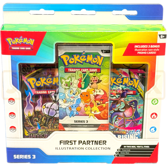 Pokemon 30th Anniversary First Partner Illustration Series 3 English Collection Box