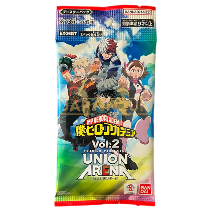 Union Arena My Hero Academia Vol 2 EX06BT Japanese Booster Pack Union Arena My Hero Academia Vol 2 EX06BT Japanese Booster Pack