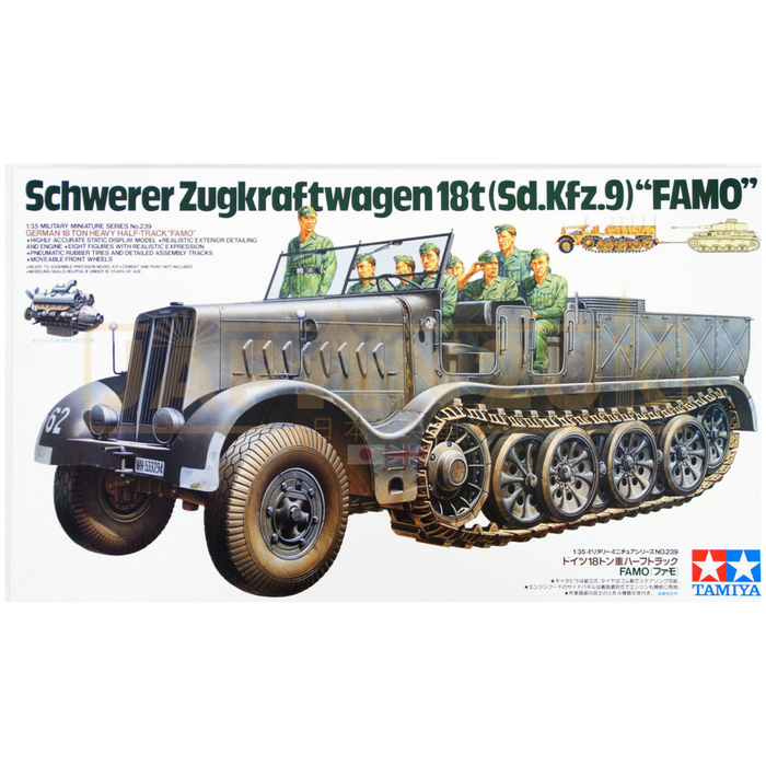 Tamiya Military - German 19t Heavy Half-Tack "Famo" - 1/35 - Model Kit