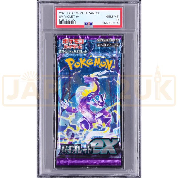 Pokemon Violet ex sv1V Japanese Graded Booster Pack PSA 10 #155098514