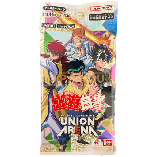 yu yu hakusho tcg booster box Union Arena YuYu Hakusho UA21BT Japanese Booster Pack — Japan2UK