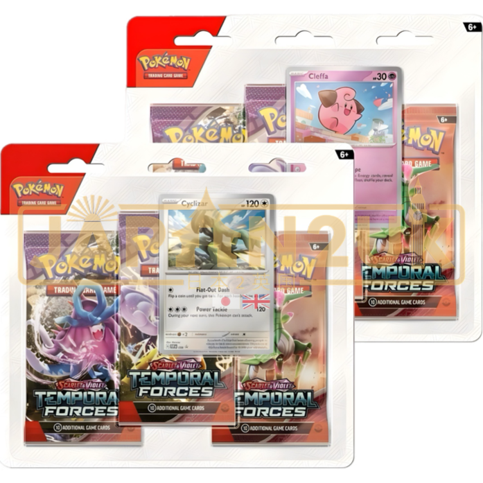 Pokemon Temporal Forces 3-Pack Blister