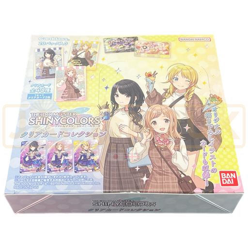 Carddass The Idolmaster Shiny Colors Clear Card Collection Japanese Booster Box