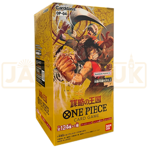 One Piece Card Game Kingdoms of Intrigue Japanese Booster Box OP-04