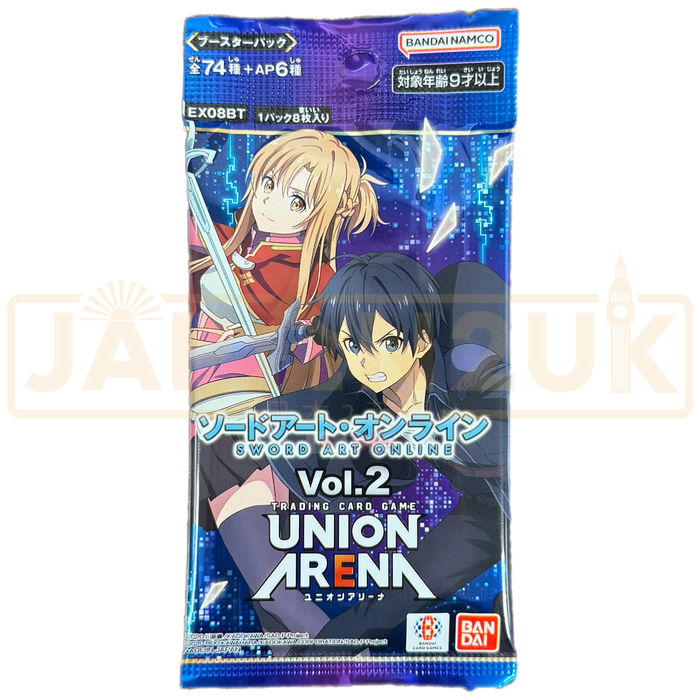 sword art online vol 2 booster box Union Arena Sword Art Online Vol 2 EX08BT Japanese Booster Pack — Japan2UK