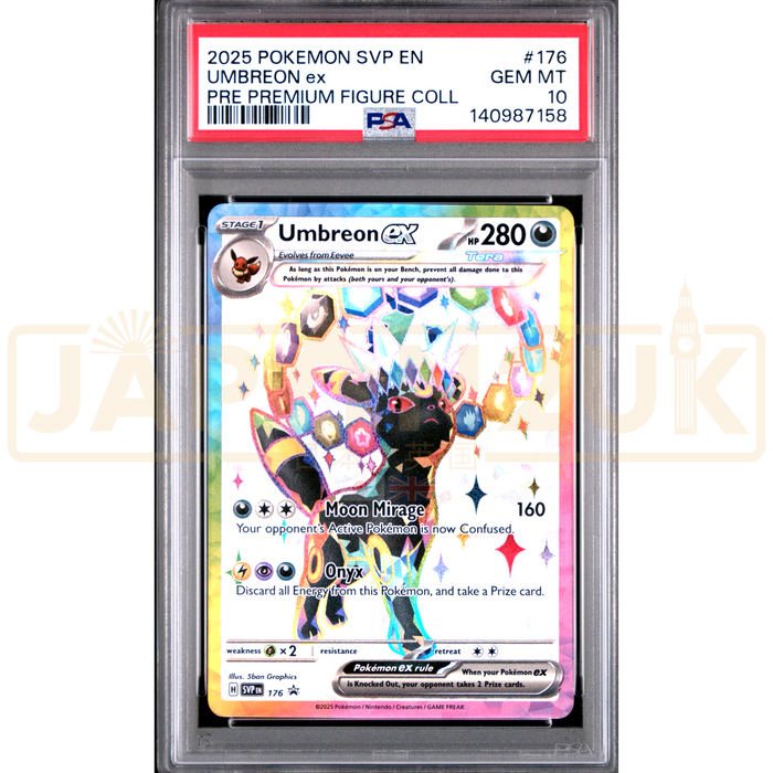Pokemon Umbreon ex Holo Promo SVP EN 176 English Graded Card PSA 10 #140987158
