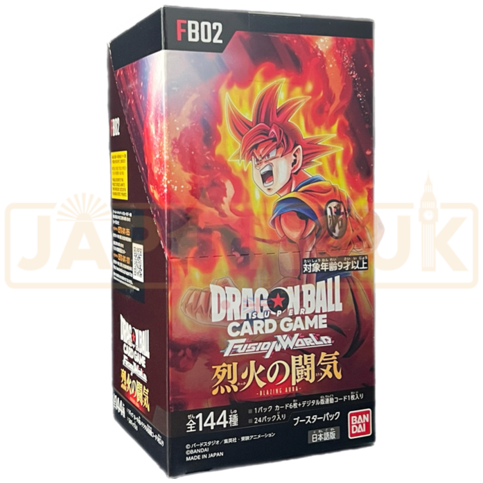 Dragon Ball Super Fusion World Blazing Aura FB02 Japanese Booster Box ...
