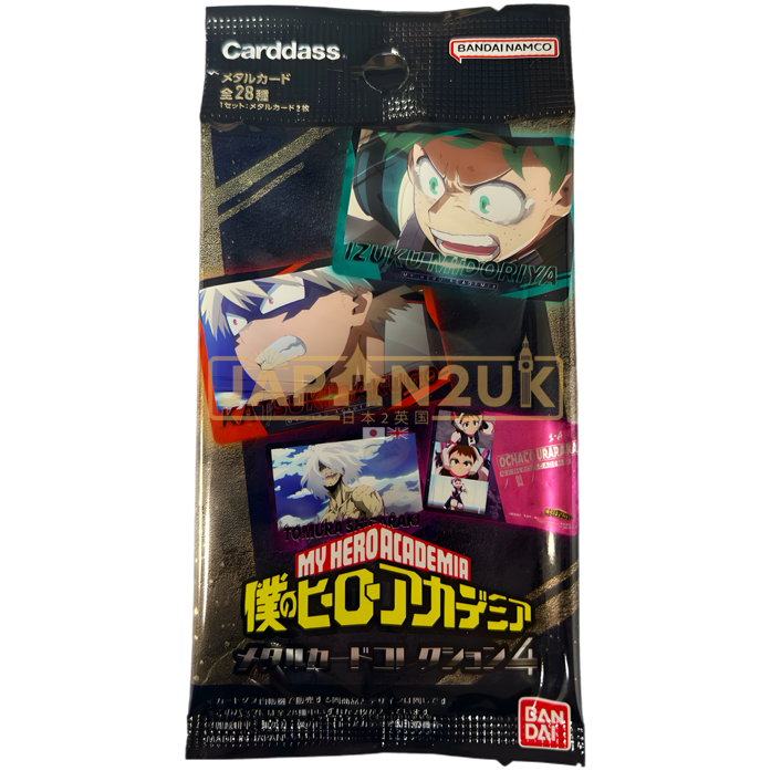 Carddass My Hero Academia Metal Card Collection 4 Japanese Booster Pack