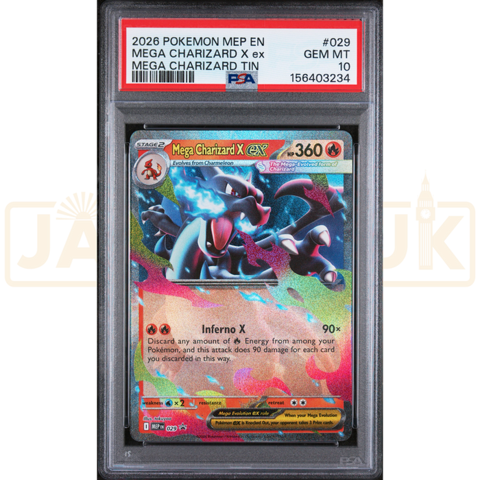 Pokemon Mega Charizard X ex Promo MEP EN 029 English Graded Card PSA 10 #156403234