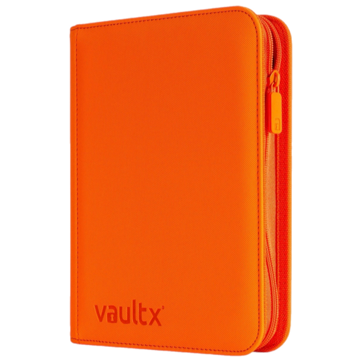 Vault X - 4-Pocket Exo-Tec® - Zip Binder - Orange