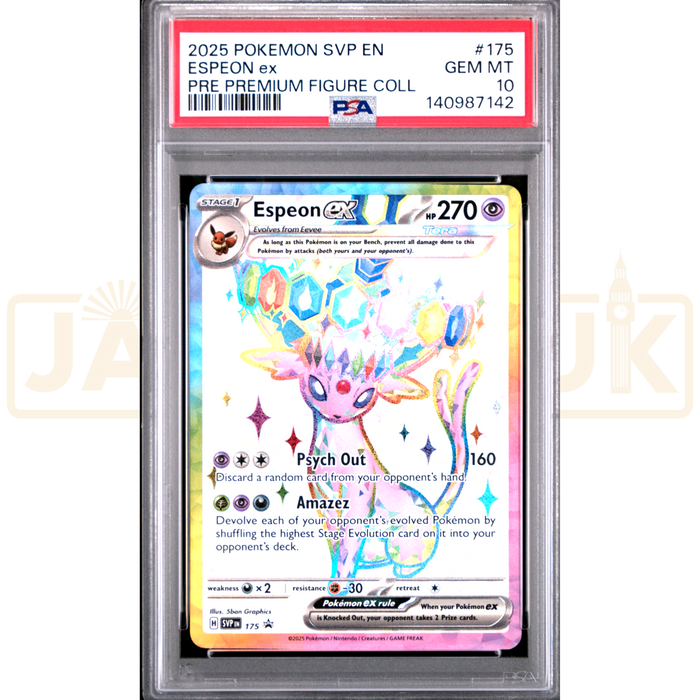 Pokemon Espeon ex Holo Promo SVP EN 175 English Graded Card PSA 10 #140987142