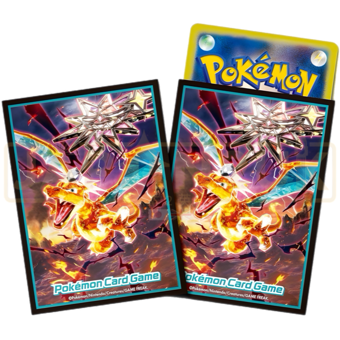 Pokemon Center Japan - Terastal Charizard Card Sleeves Pack Japan2UK Pokemon Center Japan - Terastal Charizard Card Sleeves Pack Japan2UK